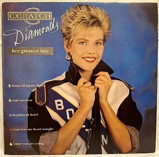 C.C. Catch - Diamonds. Her Greatest Hits - 1986-88. (LP). 12. Vinyl. Пластинка. Yugoslavia.