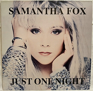 Samantha Fox - Just One Night - 1991. (LP). 12. Vinyl. Пластинка. Holland. Rare.