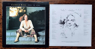 Carole King - One To One, Atlantic - P-11177, Japan, 1982, a-nm / b-nm;
