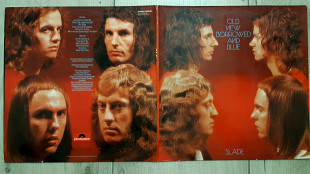 SLADE OLD NEW BORROWED AND BLUE ( POLYDOR 2383 - 261 S1/S2 ) 1974 GER
