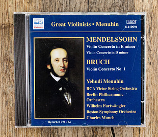 Yehudi Menuhin - Violin Concertos (Європа)