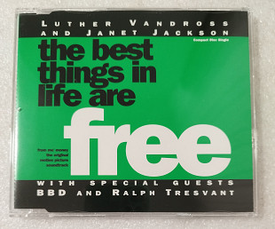 Single LUTHER VANDROSS And Janet Jackson 1992 The Best Things In Life Are Free (Germany)