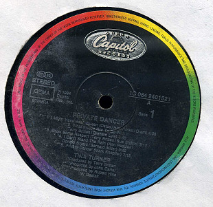 PRIVATE DANCER - TINA TURNER EES 1984