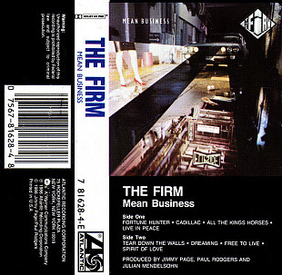 FIRM (J.PAGE, P.ROGERS, C.SLADE, T.FRANKLIN) «Mean Business» Dolby System ℗1986