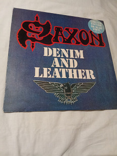 Saxon/denim and leather/1981