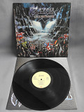 Saxon ‎Rock The Nations LP 1986 пластинка оригинал Europe NM 1 press