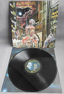 Iron Maiden Somewhere In Time LP оригинал 1986 пластинка Europe NM 1press