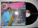 KING CURTIS -That's Alright- 1983 *ЗОЛОТИЙ БЛЮЗОВИЙ Альбом (England) *NM/NM