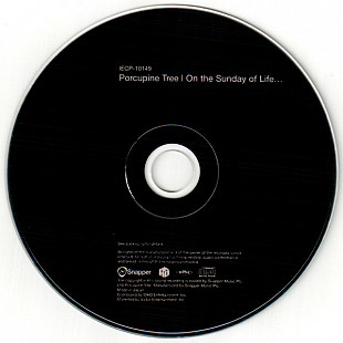 PORCUPINE TREE CD «On The Sunday Of Life...» ℗1992