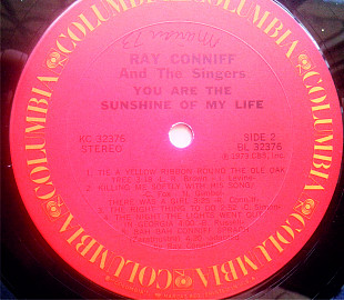 Ray Conniff And The Singers - You are the Suhshine of my Life Arcade Germany 0\ex generic 1973