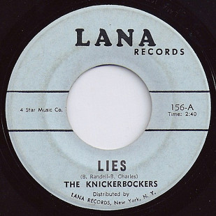 The Knickerbockers ‎– Lies