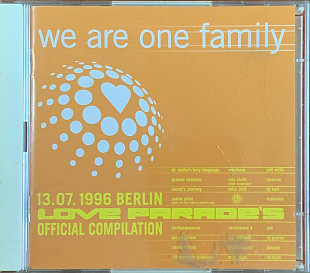 Various – «We Are One Family - 1996 Berlin Love Parade's Official Compilation» 2CD