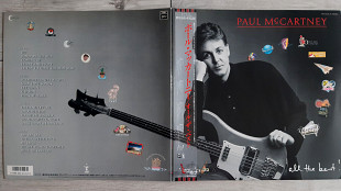 PAUL McCARTNEY ALL THE BEST 2 LP ( EMI / ODEON / MPL RP-15-5545 ) G/F with OBI & INSERT 1987
