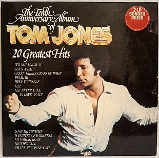 Tom Jones - The Tenth Anniversary Album. 20 Greatest Hits - 1965-73. (2LP). 12. Vinyl. Пластинки.