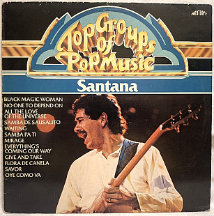 Santana - Top Groups Of Pop Music - 1969-75. (LP). 12. Vinyl. Пластинка. Germany.