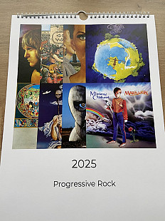 Mузичний календар 2026 рік , Progrock , перекидний