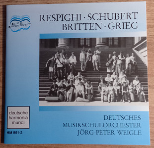 CD Deutsches Musikschulorchester "Respighi-Schubert-Britten-Grieg", Germany, 1991 год