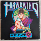 HAWKWIND ( SPACE ROCK ) ACID DAZE - THE HISTORY OF HAWKIND ( RECEIVER RRBX 1 ) 3 LP BOX 1985 ENGL