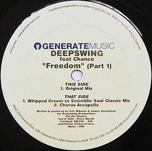 Deepswing Feat Chance – Freedom (Part 1)
