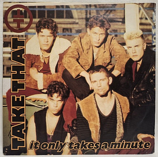 Take That - It Only Takes A Minute - 1992. (EP) 7. Vinyl. Пластинка. Germany.