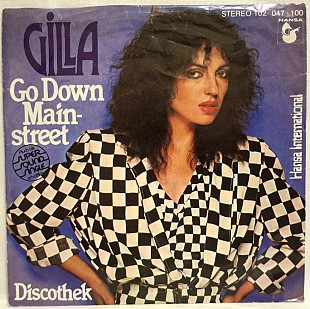 Gilla - Go Down Mainstreet / Discothek - 1980. (EP) 7. Vinyl. Пластинка. Germany.