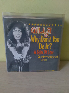 МИНЬОН - Gilla – Why Don't You Do It?, 1975, Hansa International – 16 482 AT, Germany (ЕХ, ЕХ+/NM, в