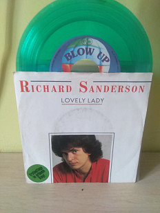 МИНЬОН - Richard Sanderson – Lovely Lady (цветной винил - зеленый), 1987, INT 125.584, Germany (ЕХ,