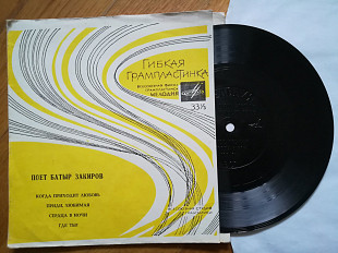 Поет Батыр Закиров-Когда приходит любовь-NM+, флексі-Мелодія