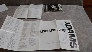 Bryan Adams Live! Live! Live! японский cd c obi и постером