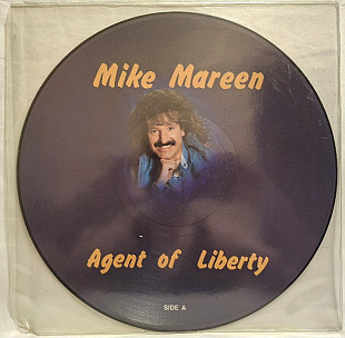 Mike Mareen - Agent Of Liberty - 1986. (EP). 12. Picture Disc. Пластинка. Germany.