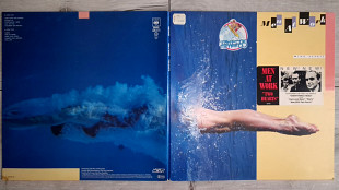 MEN AT WORK TWO HEARTS ( CBS 26492 A1/B1 ) G/F STICKER 1985 GERMANY