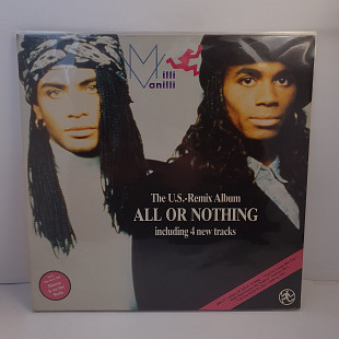 Milli Vanilli – All Or Nothing - The U.S.-Remix Album LP 12" (Прайс 48708)