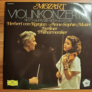 Mozart -Anne-Sophie Mutter / Herbert von Karajan - Violin Concertos No.3 NM-/NM-