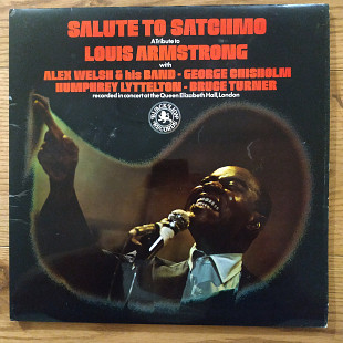 Louis Armstrong Salute to Satchmo UK first press 2 lp vinyl