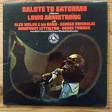 Louis Armstrong Salute to Satchmo UK first press 2 lp vinyl