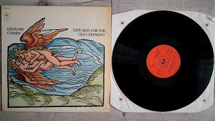 LEONARD COHEN NEW SKIN FOR THE OLD CEREMONY ( ORANGE CBS 66097 AII/BII ) SCHRINK 1974 HOLL