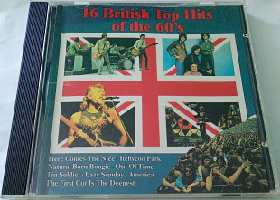 VARIOUS 16 British Top Hits Of The 60's CD Czech & Switzerland