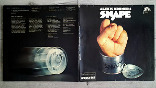 ALEXIS KORNER & SNAPE THE ACCIDENTAL BAND ( DARK GREEN BRAIN METRONOME BRAIN 1022 A/B ) G/F 1972 GE