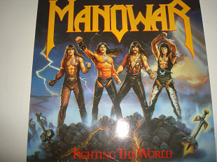 MANOWAR- Fighting The World 1987 Orig. Europe Rock Heavy Metal