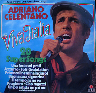 Вінілова платівка Adriano Celentano – Viva Italia (20 Super Songs)