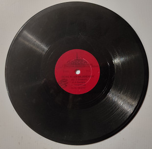 Грампластинка пластинка для патефона Шеллак (78 об) К.Лазаренко, Г.Великанова