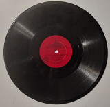 Грампластинка пластинка для патефона Шеллак (78 об) К.Лазаренко, Г.Великанова