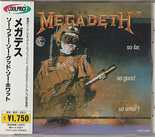 Megadeth – So Far, So Good... So What! Japan NM