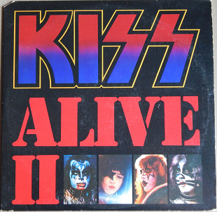 Kiss – Alive II (Casablanca ‎– NBLP 7076-2, US) inner sleeve, booklet EX+/EX+/EX+