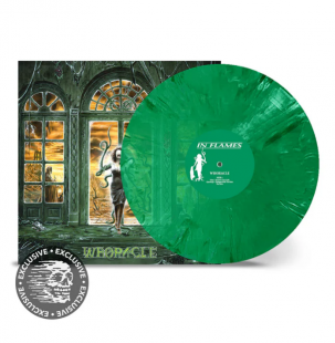IN FLAMES "Whoracle" (2025 Nuclear Blast) TRANSPARENT GREEN/BLACK/WHITE MARBLED VINYL factory sealed