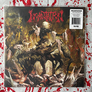 Incantation ‎- Profane Nexus - LP (Swamp green with Red/White/Black splatter)
