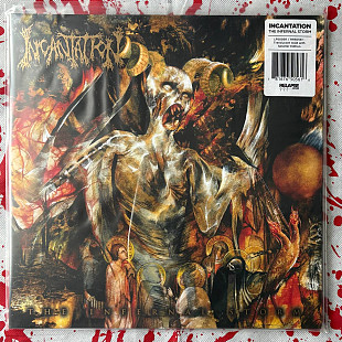 Incantation ‎- The Infernal Storm - Gatefold LP (Gold with Green/Red/White splatter)
