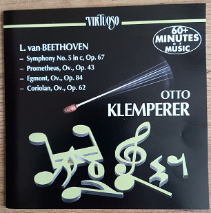 CD Otto Klemperer "L. van Beethoven Symphony no. 5, Prometheus, Egmont, Coriolan", Holland, 1988 год