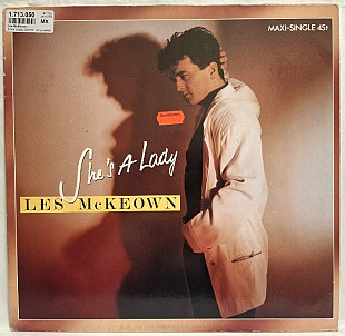 Les McKeown / Dieter Bohlen - She's A Lady - 1988. (LP). 12. Vinyl. Пластинка. Hansa. Germany
