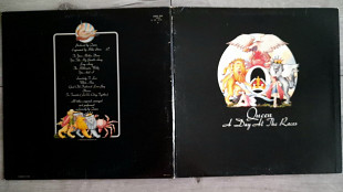 QUEEN A DAY AT RACES ( EMI YAX 5246-1U/ 5245-1U ) G/F 1 ST PRESS 1976 GT BRITAIN